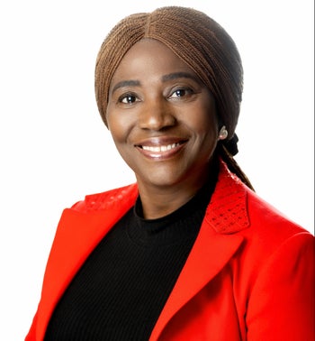 Portrait of Edith Ibojie, Associate .